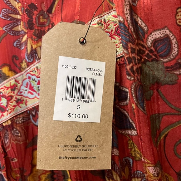 NWT Frye & Co Bossa Nova maxi boho dress - Picture 3 of 6